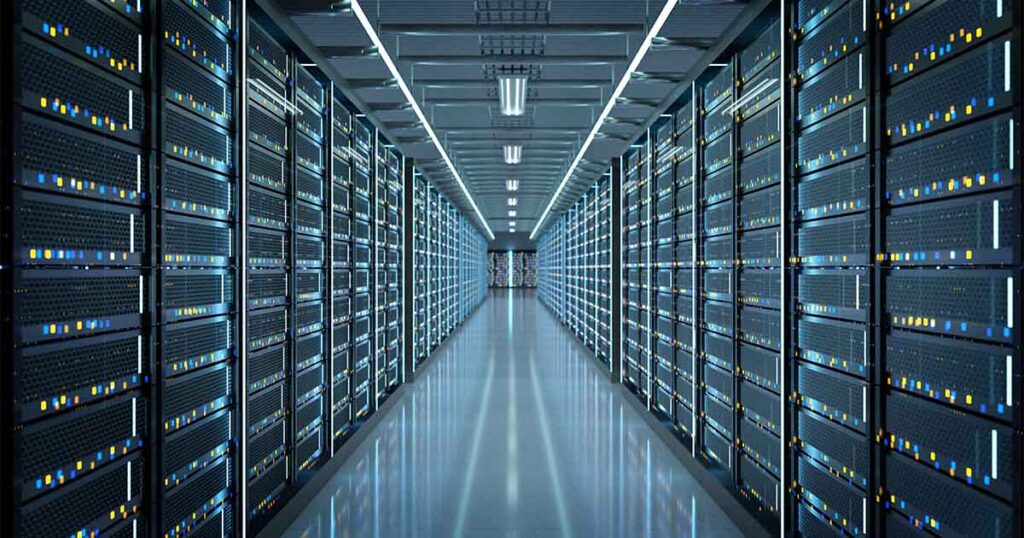 data storage center - magnetic data storage